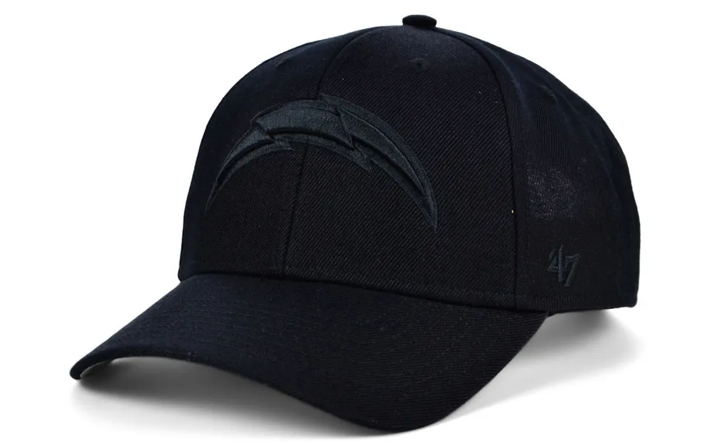 '47 Brand Los Angeles Chargers Black & Black Mvp Cap