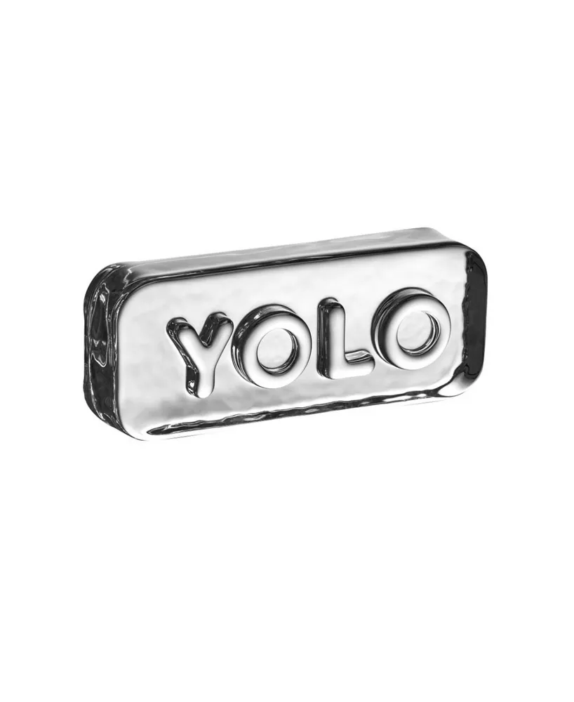 Paroles Yolo Glass Paperweight