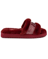 Juicy Couture Women's Halo Faux Fur Slip-On Slippers