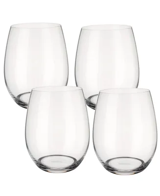 Villeroy & Boch Entree Double Old Fashioned or White Wine Stemless, Set of 4