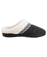 Isotoner Signature Women's Heather-Knit Ada Hoodback Boxed Slippers