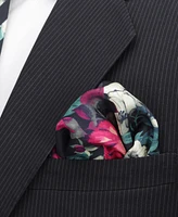 Men's Painted Floral Pocket Square