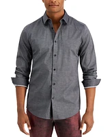 I.n.c. International Concepts Men's Ringo Pindot Shirt, Created for Macy's