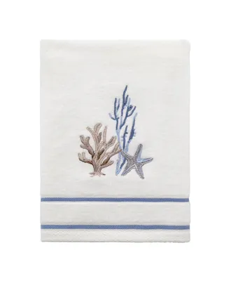 Avanti Abstract Coastal Seashells & Coral Hand Towel, 16" x 30"