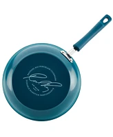 Rachael Ray Classic Brights Hard Enamel Aluminum Nonstick Cookware Set, 14-Piece