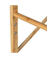 Honey Can Do Bamboo & Canvas Garment Rack