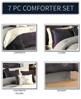 Murell 7 Pc Queen Comforter Set