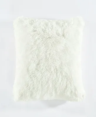 Lush Decor Emma Faux Fur Decorative Single Pillow Cover, 20" x 20"
