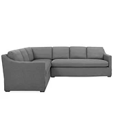 Closeout! Classic Living 2-Pc. Fabric Sectional