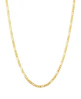 Italian Gold Polished Figaro Link Chain 1.85mm Collection In 10k Gold