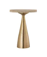 Celeste Ribbed Side Table