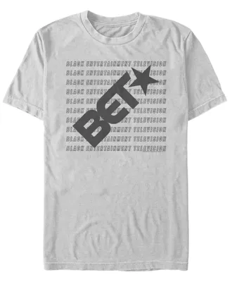 Fifth Sun Men's Bet Repeating Short Sleeve T-shirt - Silver