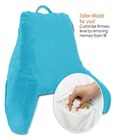 Nestl Shredded Memory Foam Reading Backrest Pillow