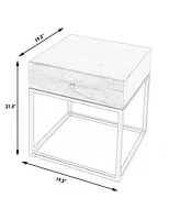 Butler Specialty Brixton Iron and Wood End Table