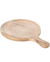 Wooden Round Shape Serving Tray Display Platter