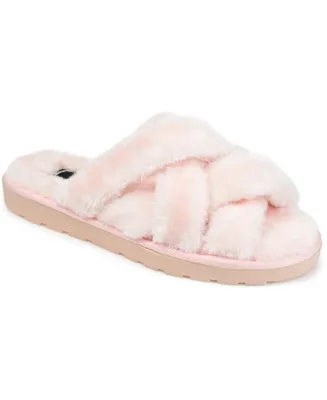 Journee Collection Women's Quiet Crisscross Slippers