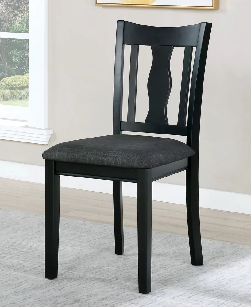 Furniture of America Euston Open Back Side Chairs, Set of 2