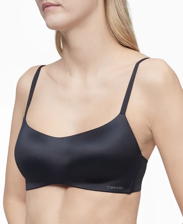 Calvin Klein Women's Invisibles Comfort Lightly Lined Bralette QF6548 -  Macy's