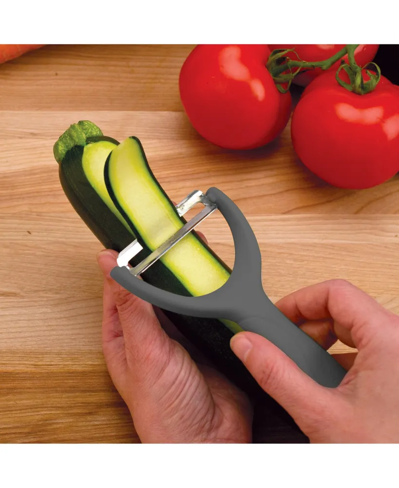 Tovolo Magnetic S/3 Vegetable Peelers, Magnetic Handles for Compact Storage