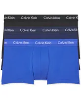 Calvin Klein Men's 3-Pack Cotton Stretch Low-Rise Trunk Underwear