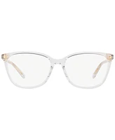 Michael Kors Women's Santa Clara Rectangle Eyeglasses, MK4067U55-o