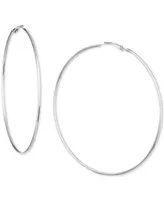 I.n.c. International Concepts Extra-Large Thin Hoop Earrings, 3.15", Created for Macy's