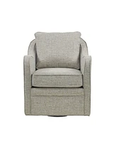 Madison Park Brianne Wide Seat Swivel Arm Chair