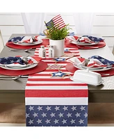 Design Imports Round Polypropylene Woven Placemat, Set of 6