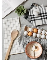 Design Imports Farmhouse Woven Dishtowel, Set of 5