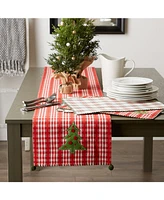 Design Imports Kitchen and Table Top Jolly Tree Collection Table Runner, Jolly Tree, 14" x 108"