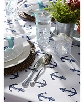Design Imports Anchors Print Outdoor Tablecloth, 60" x 84"