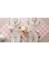 Design Imports Buffalo Check Table Topper, 40" x 40"