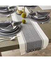Design Imports Mineral Dobby Stripe Table Runner, 13" x 72"