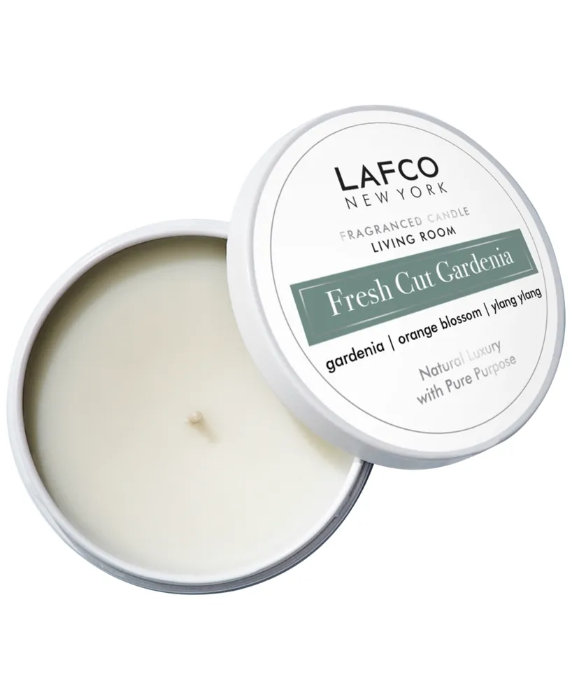 Lafco New York Fresh Cut Gardenia Living Room Travel Candle, 4