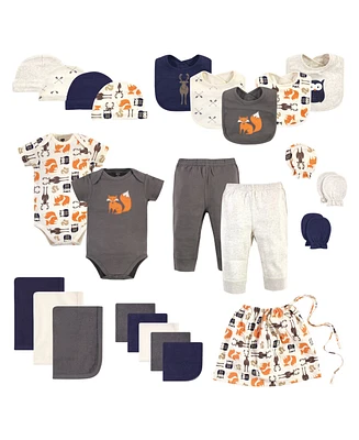 Hudson Baby Baby Boys Hudson Layette Start Set Shower Gift 25pc, Royal Safari, 0-6 Months