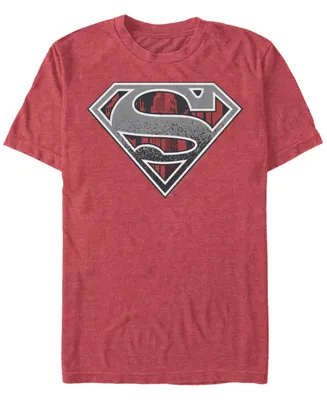 Men's Superman Concrete Logo Short Sleeve T-shirt