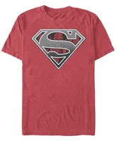 Men's Superman Concrete Logo Short Sleeve T-shirt