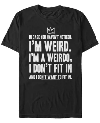 Men's Riverdale Jughead I'm Weird Short Sleeve T-shirt