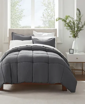 Serta Simply Clean Antimicrobial Full/Queen Comforter Set, 3 Piece