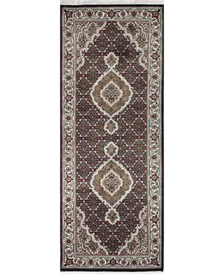 Bb Rugs One of a Kind Fine Indo Tabriz 2'8" x 6'10" Runner Area Rug