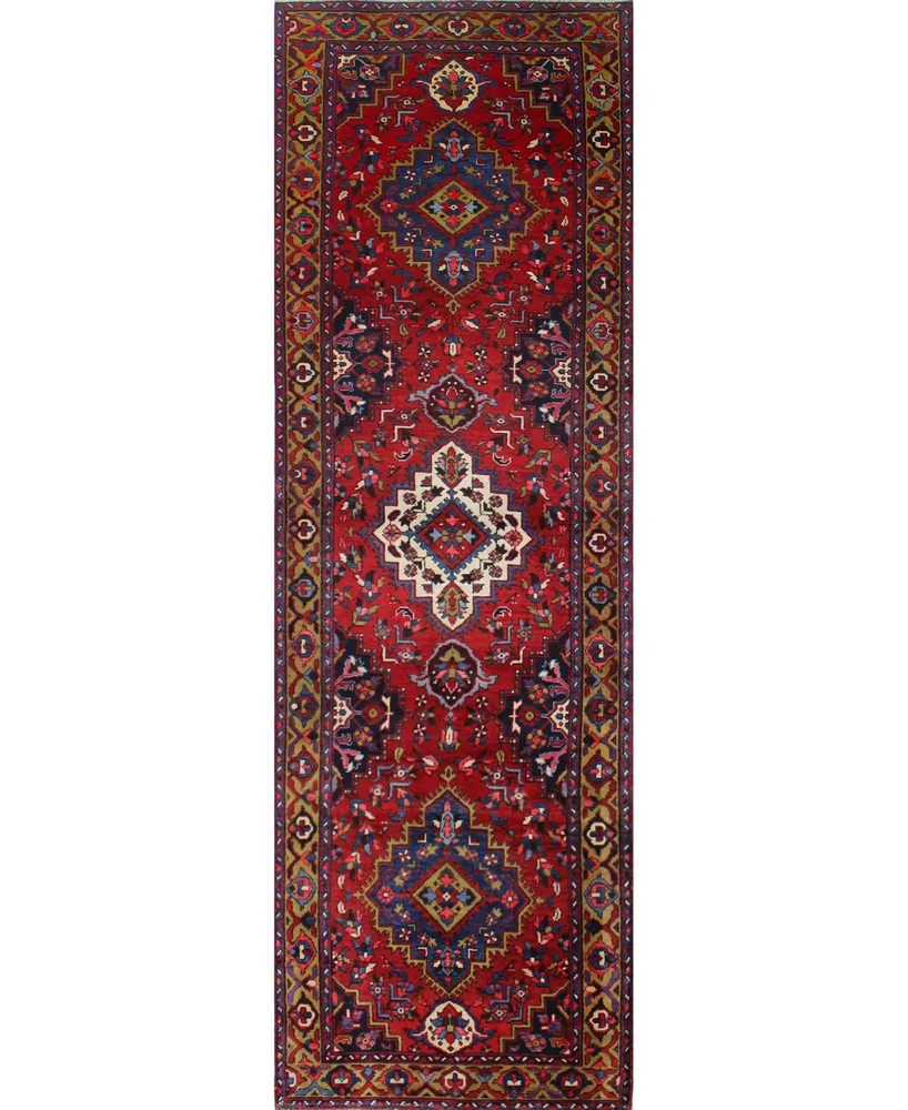 Bb Rugs One of a Kind Hamadan 3'3" x 10'10" Runner Area Rug