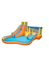 Banzai Inflatable Slide 'N Bounce Splash Park Water Park