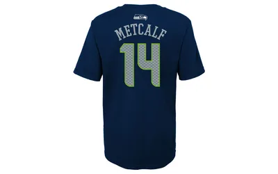 Nike Little Boys and Girls Seattle Seahawks Mainliner Player T-shirt - D.k. Metcalf