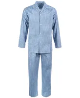 Club Room Men's Plaid Flannel Pajama Top & Pants Set, Created for Macy's -  Macy's