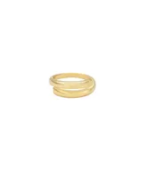 Ettika Single Gold Plated Wrap Ring