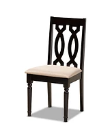 Anise Modern and Contemporary Fabric Upholstered 5 Piece Dining Set