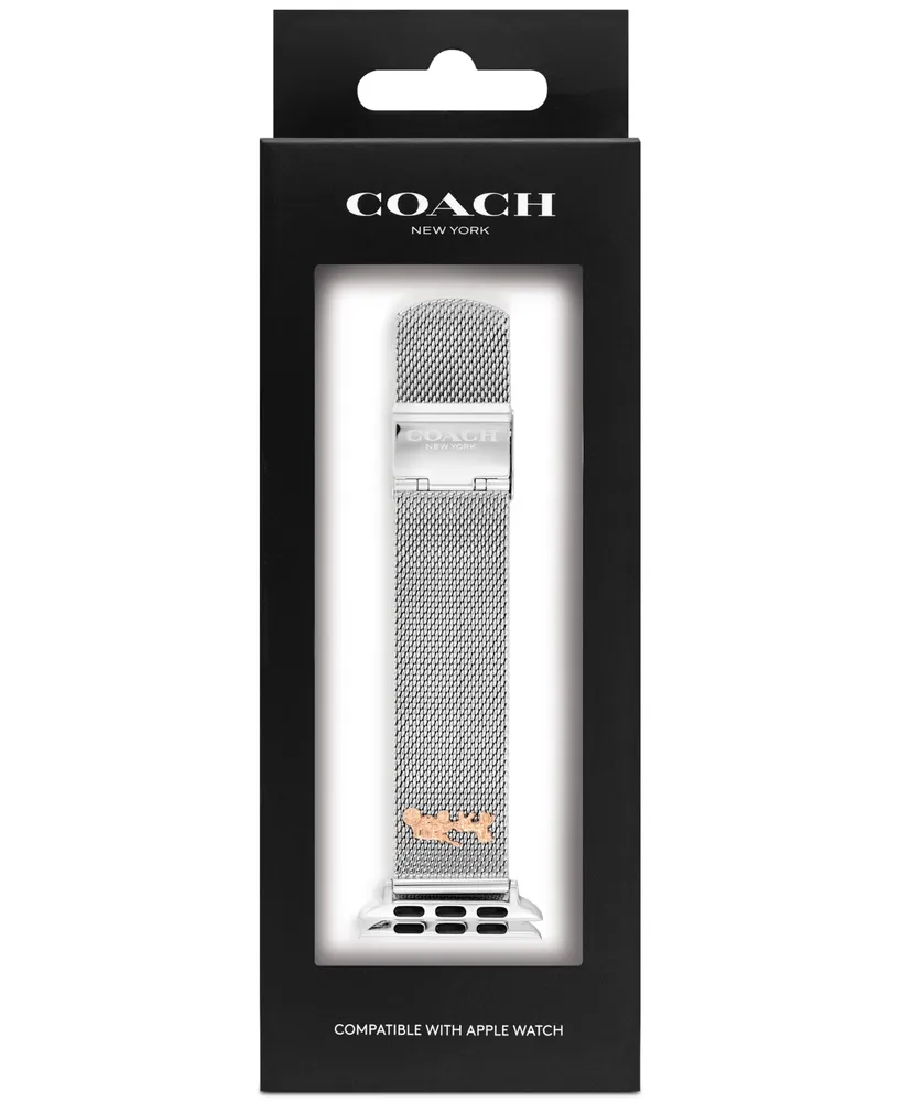 Coach Stainless Steel Mesh 38/40/41mm Apple Watch Band