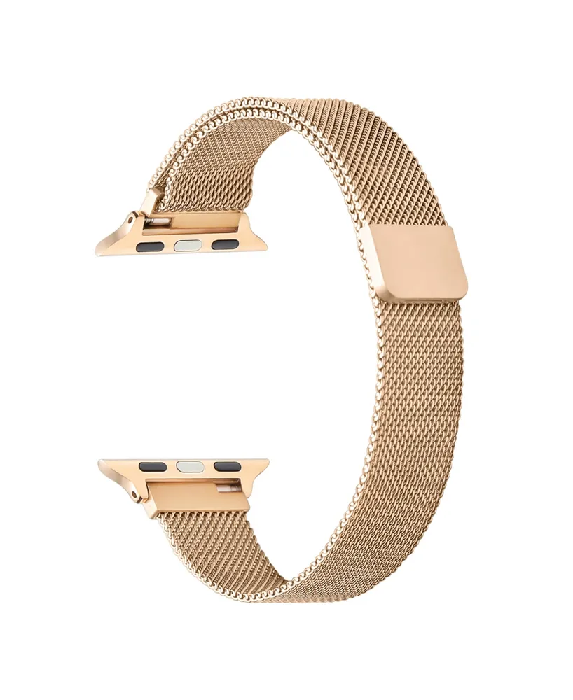 Men's and Women's Rose Gold Skinny Metal Loop Band for Apple Watch 42mm