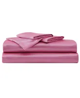 Betsey Johnson Solid Satin Piece Sheet Set