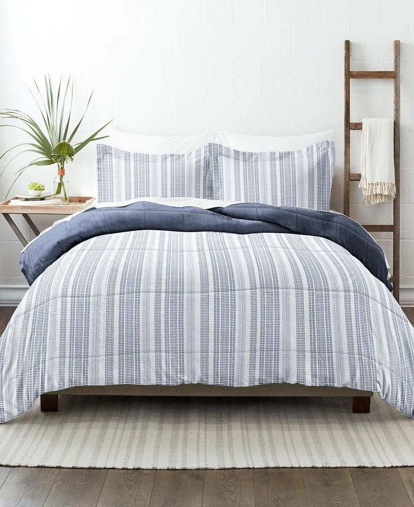 Home Collection Premium Down Alternative Farmhouse Dreams Reversible Comforter Set